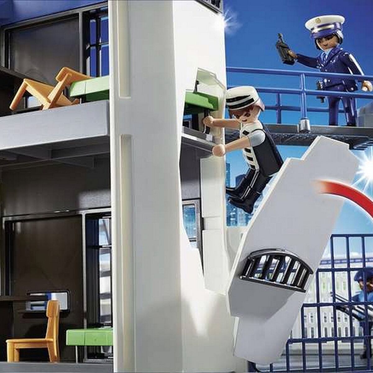 [product_category]-Playset City Action Police Station with Prison Playmobil 6919-Playmobil-S7156483-10