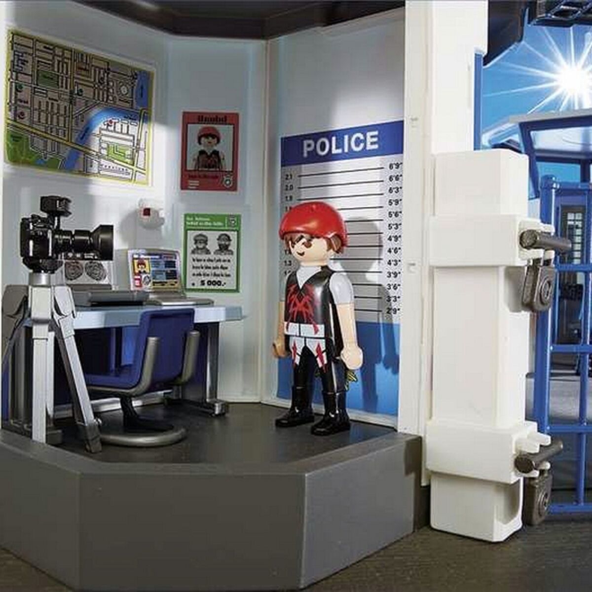[product_category]-Playset City Action Police Station with Prison Playmobil 6919-Playmobil-S7156483-5