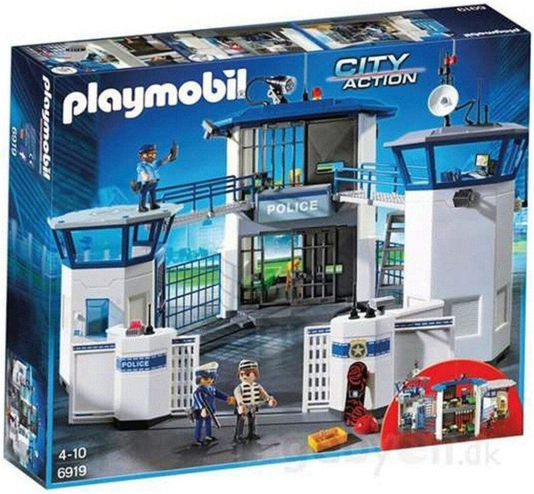 Playset City Action Police Station With Prison Playmobil 6919