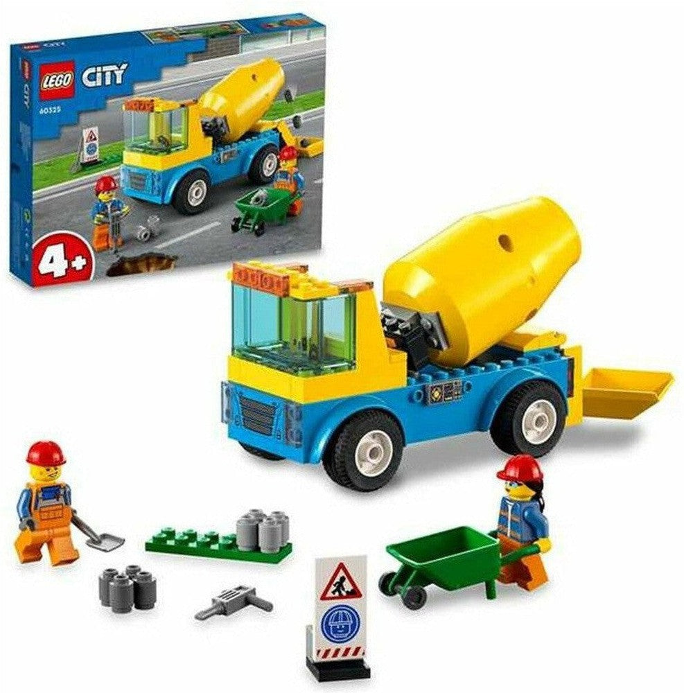 [product_category]-Playset Lego 60325 Cement Mixer Truck 60325 (85 pcs)-Bigbuy-S7163362-1