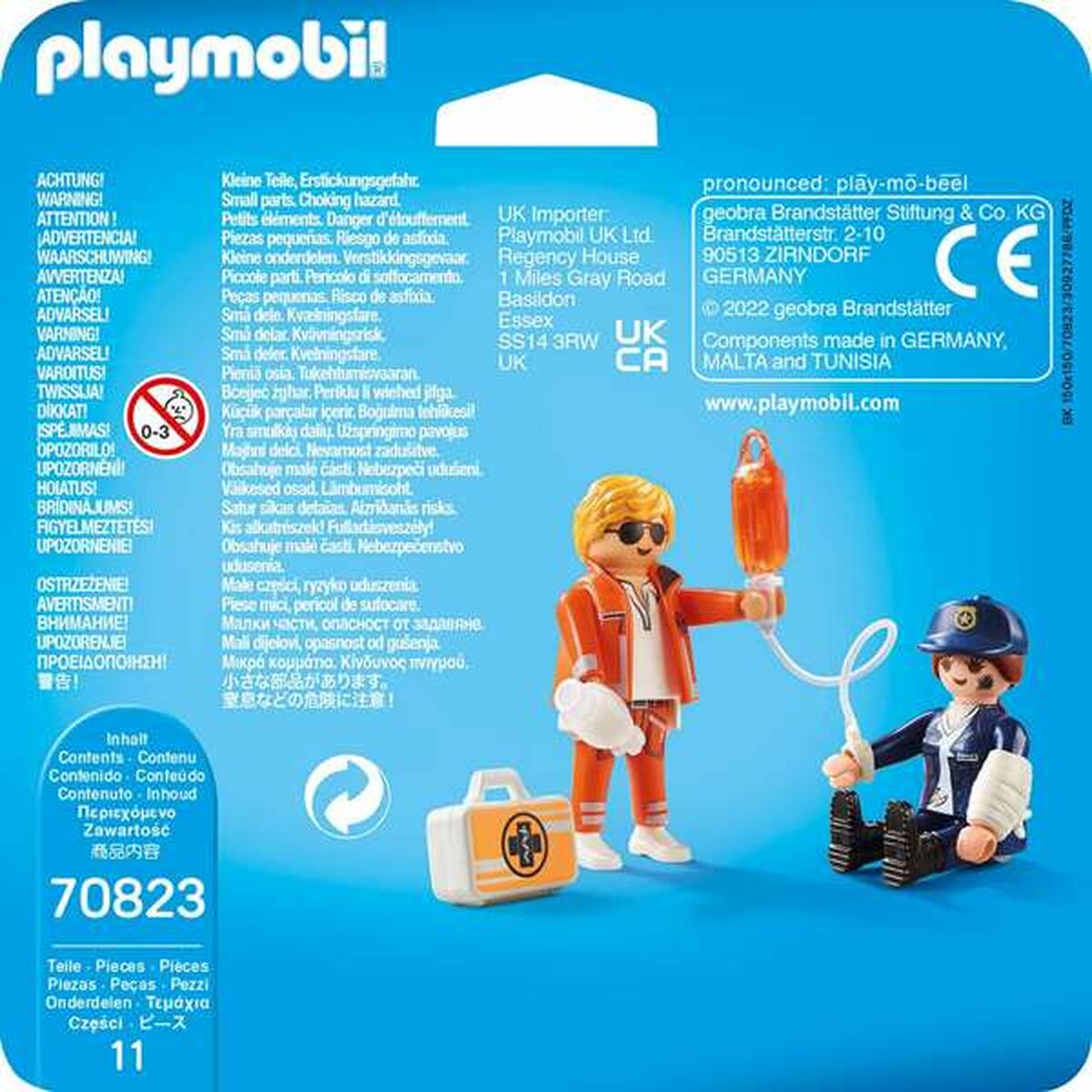 [product_category]-Playset Playmobil 70823 Doctor Police Officer 70823 (11 pcs)-Playmobil-S2415278-3
