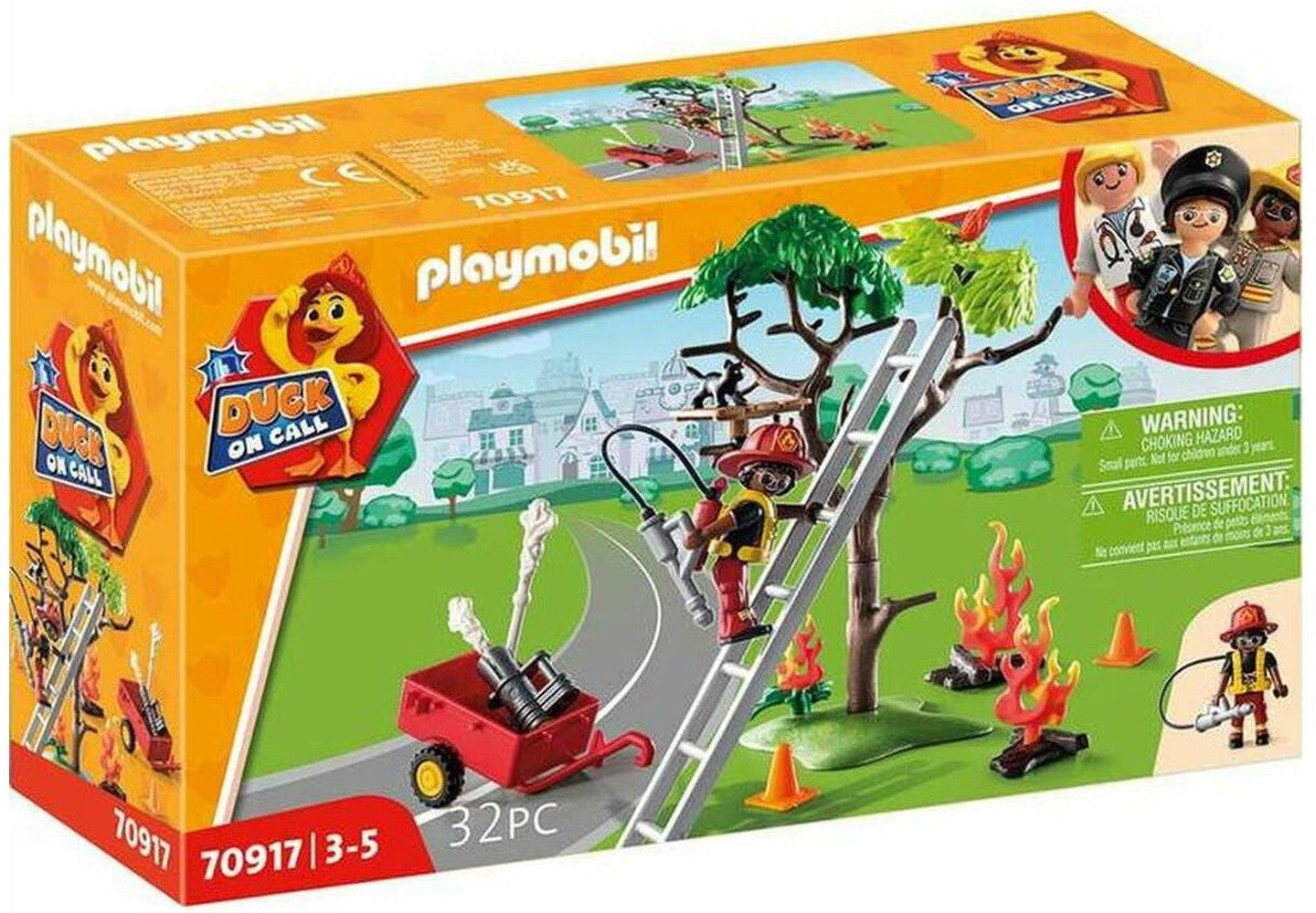 PlaySet Playmobil 70917 Fireman Cat 70917 (32 st)