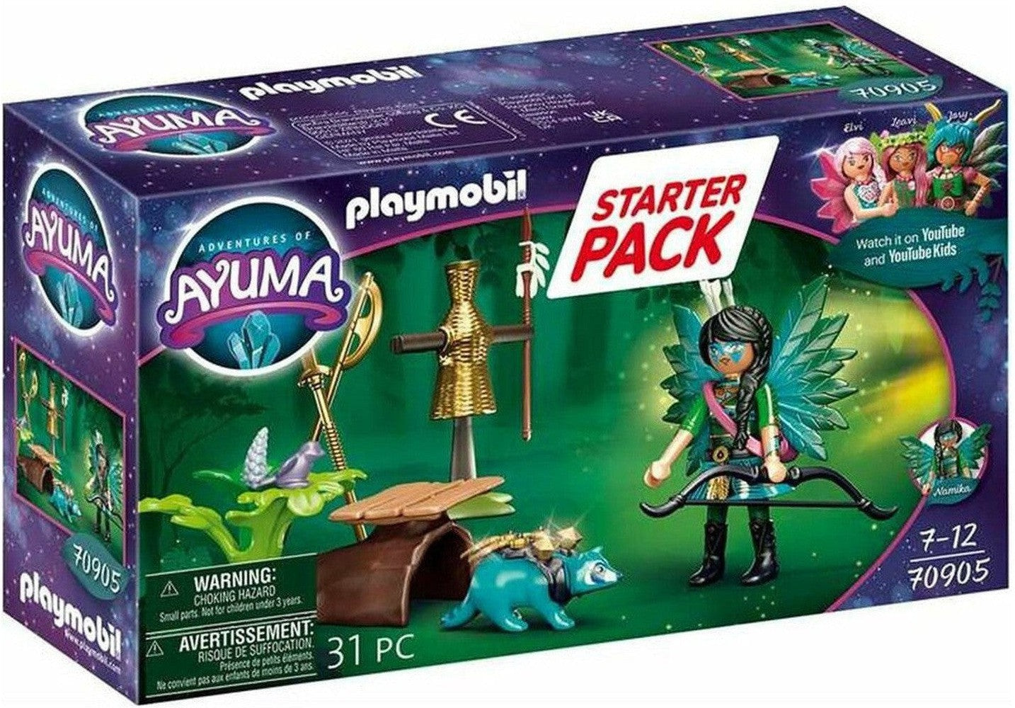 Playset PlayMobil Adentures of Ayuma Starter Pack Knight Fairy 70905