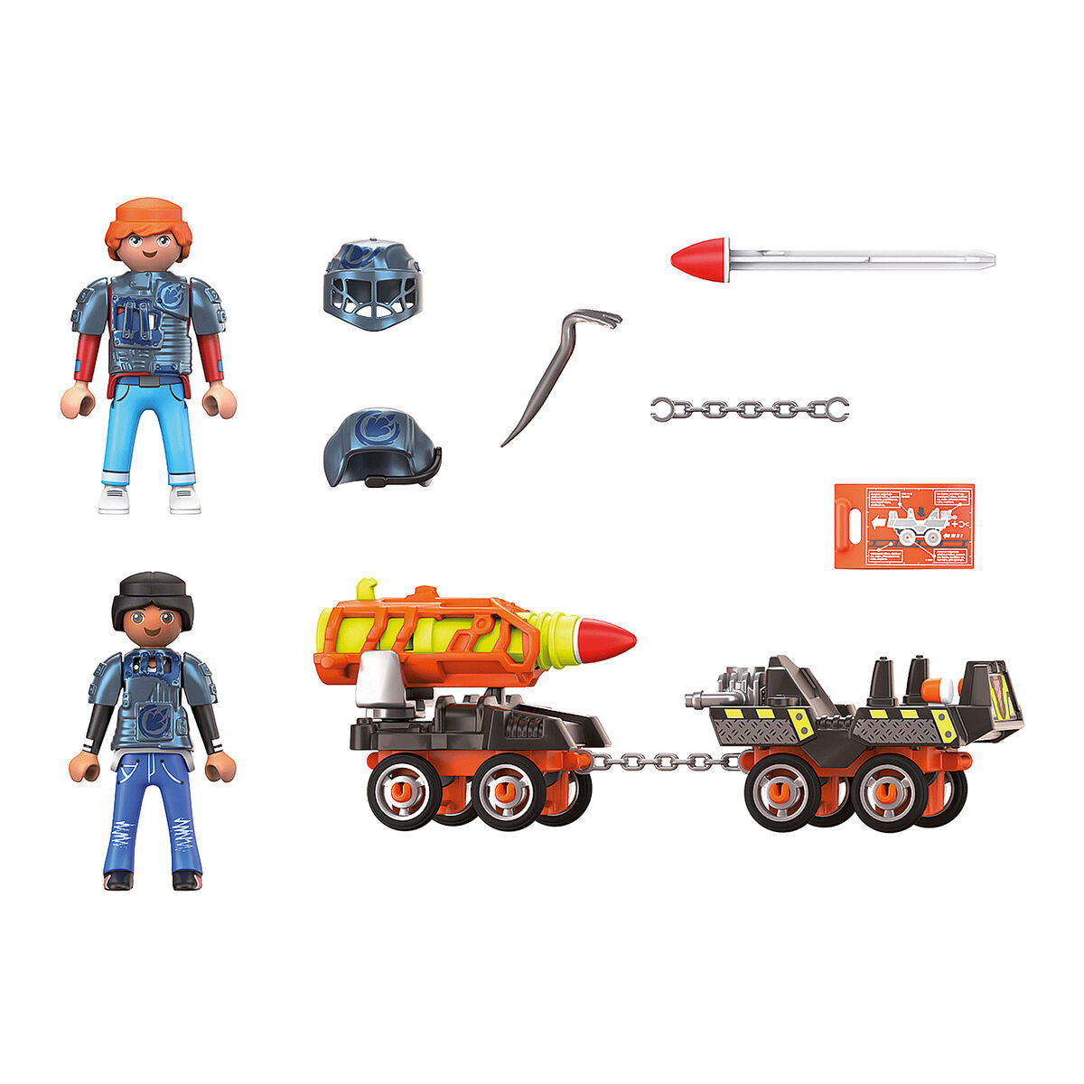 [product_category]-Playset Playmobil Dino Rise Dino Mine Rocket Trolley 70929-Playmobil-S2415326-3