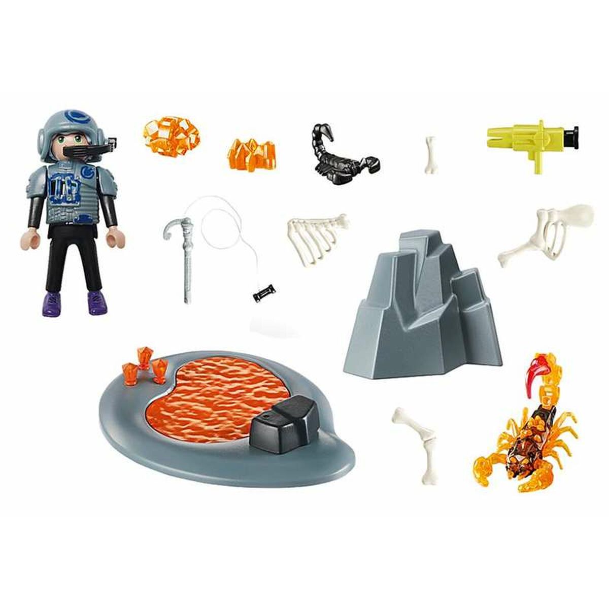 [product_category]-Playset Playmobil Dino Rise Starter Pack Fighting the Fire Scorpion-Playmobil-S2415311-3