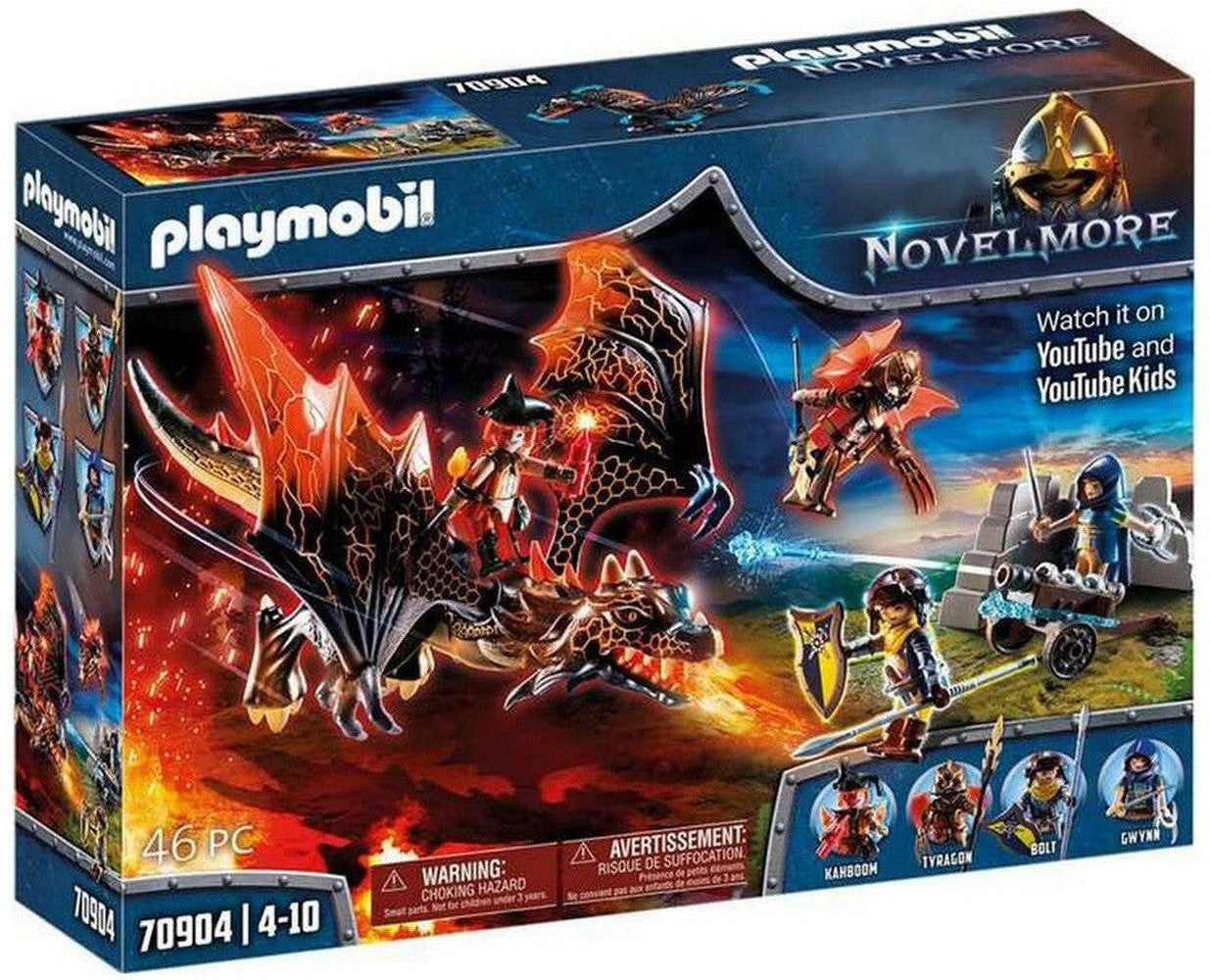 [product_category]-Playset Playmobil Novelmore Dragon Attack 70904-Playmobil-S2415306-1