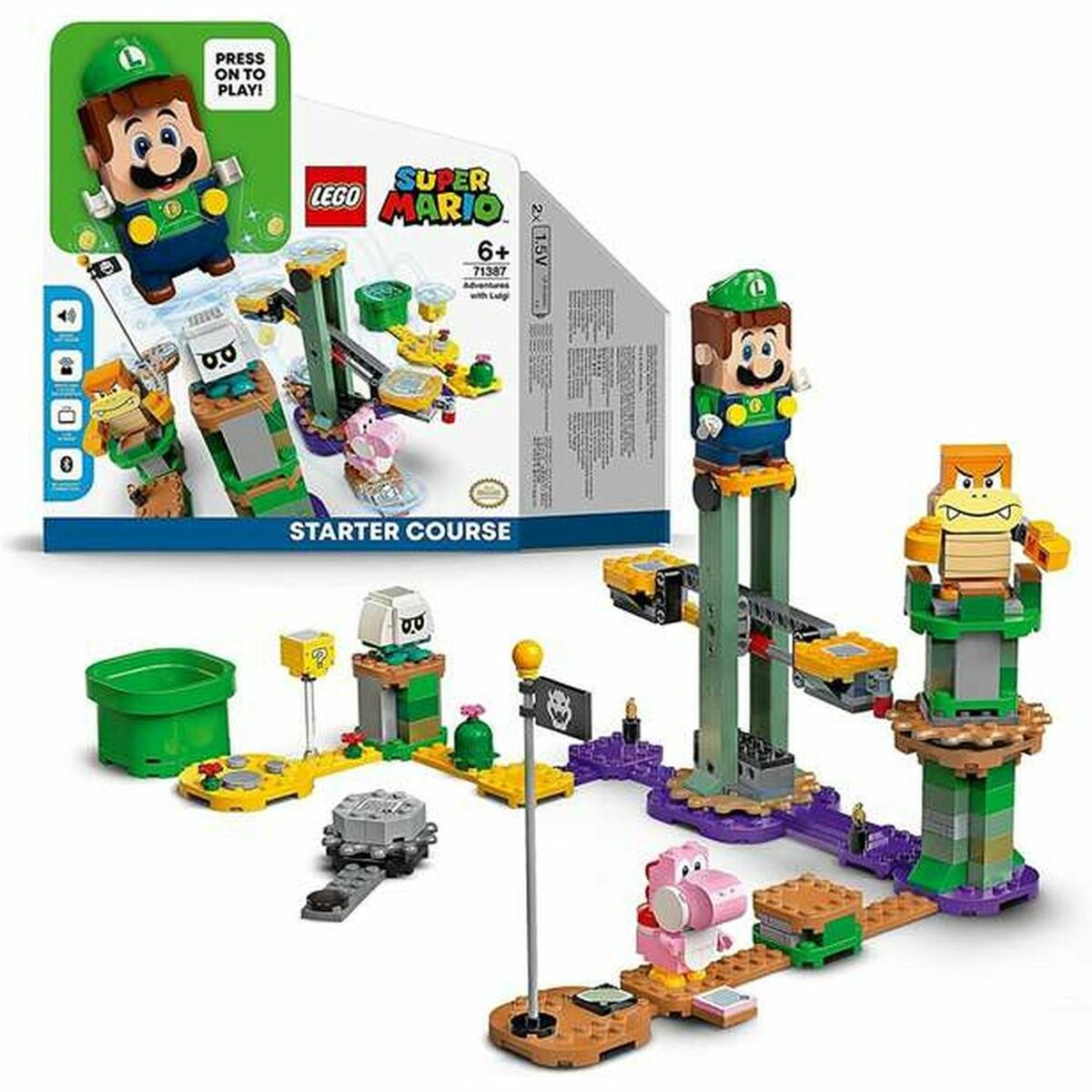 [product_category]-Playset Super Mario : Adventures with Luigi Lego 71387 (280 pcs)-Bigbuy-S2410810-2