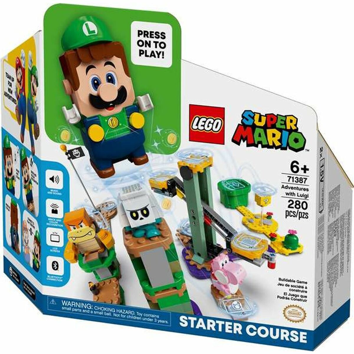 [product_category]-Playset Super Mario : Adventures with Luigi Lego 71387 (280 pcs)-Bigbuy-S2410810-3