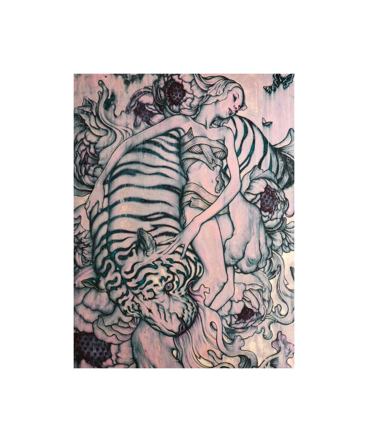 Tryck Tiger III av James Jean