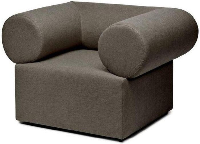 Fauteuil Puik Chester, gris foncé