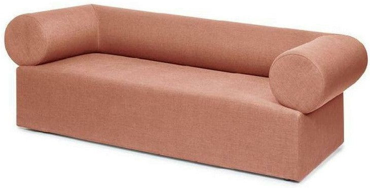 Puik chester sofa 2 sæder, lyserød