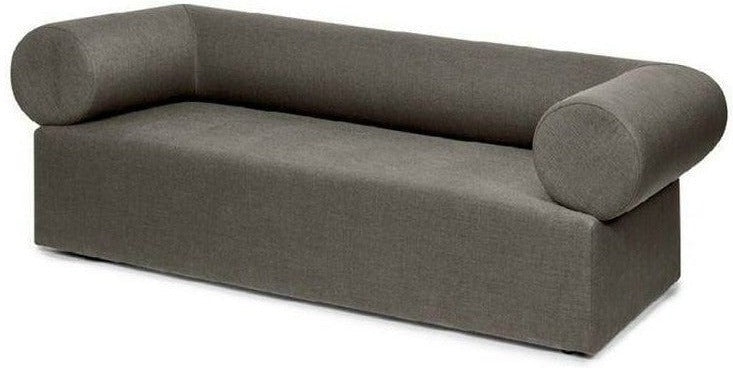 Puik Chester Couch 3 lugares, cinza escuro