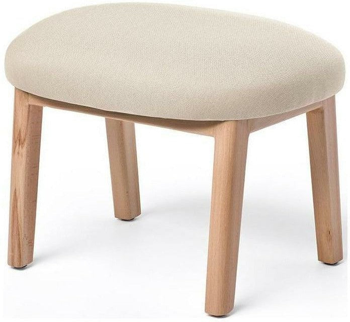 Puik Dost Footstool Wood, crema