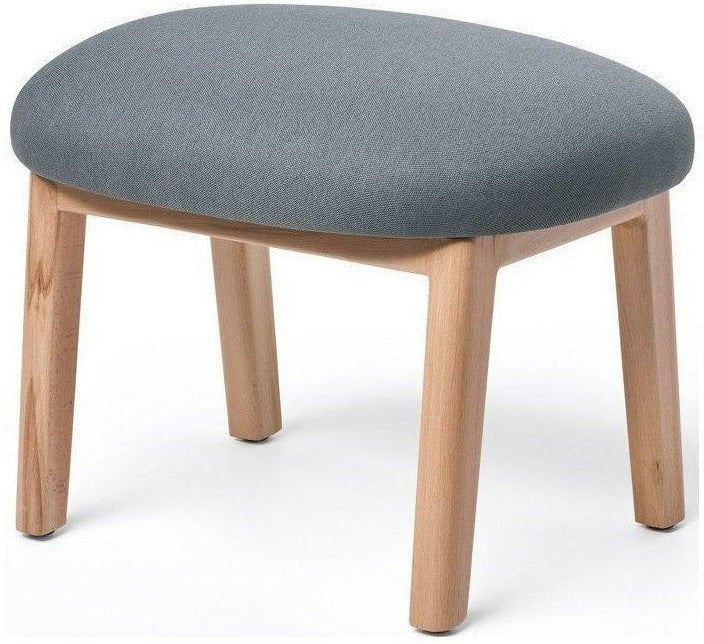 Puik Dost Footstool Holz, dunkelgrau