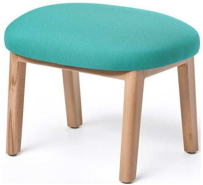 Puik Dost Footstool Wood, verde claro