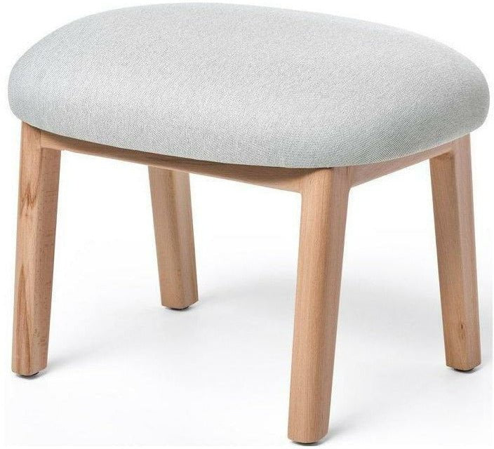 Puik Dost Footstool Holz, hellgrau