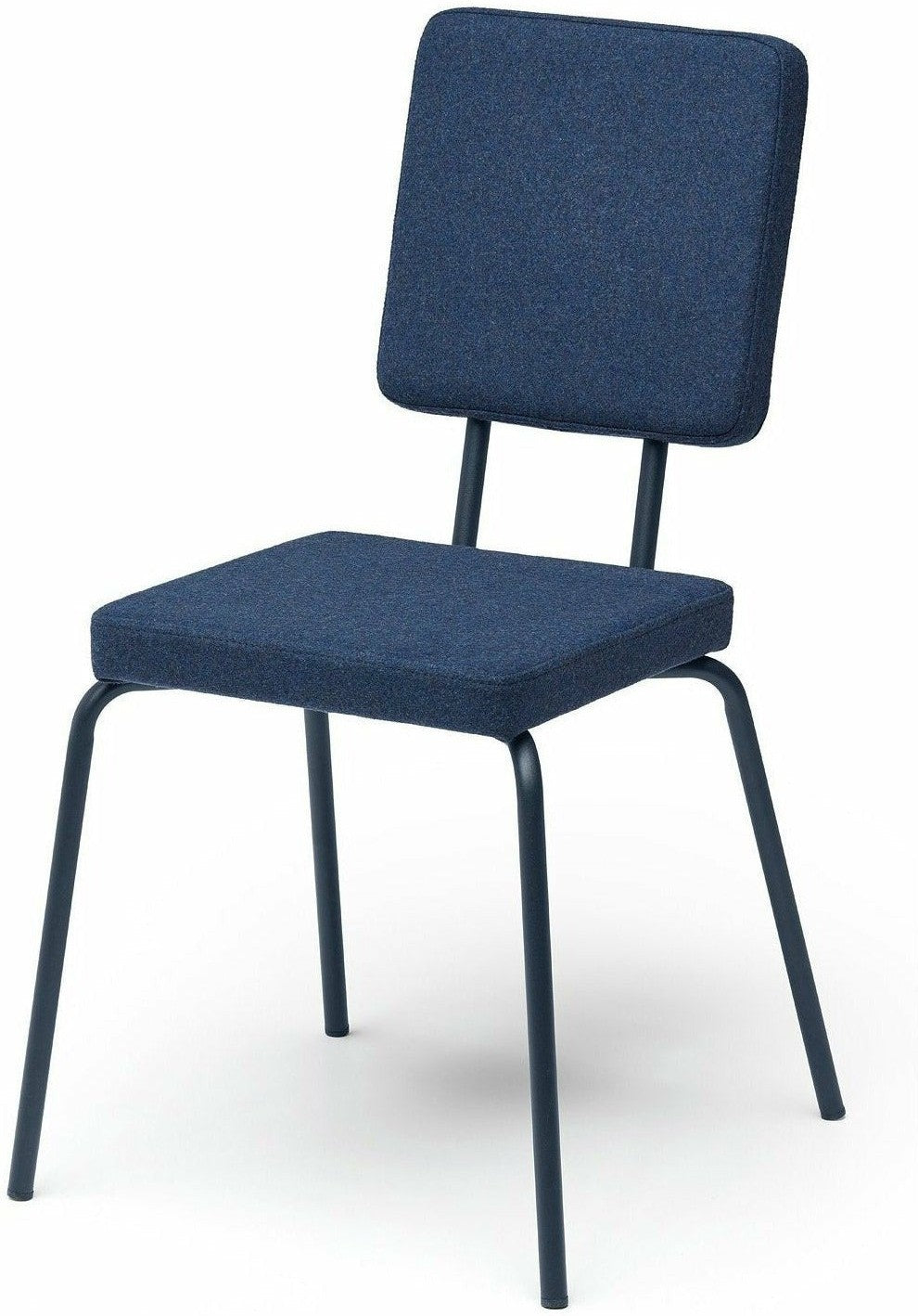 Siège de chaise d'option Puik et carré de dossier, bleu foncé