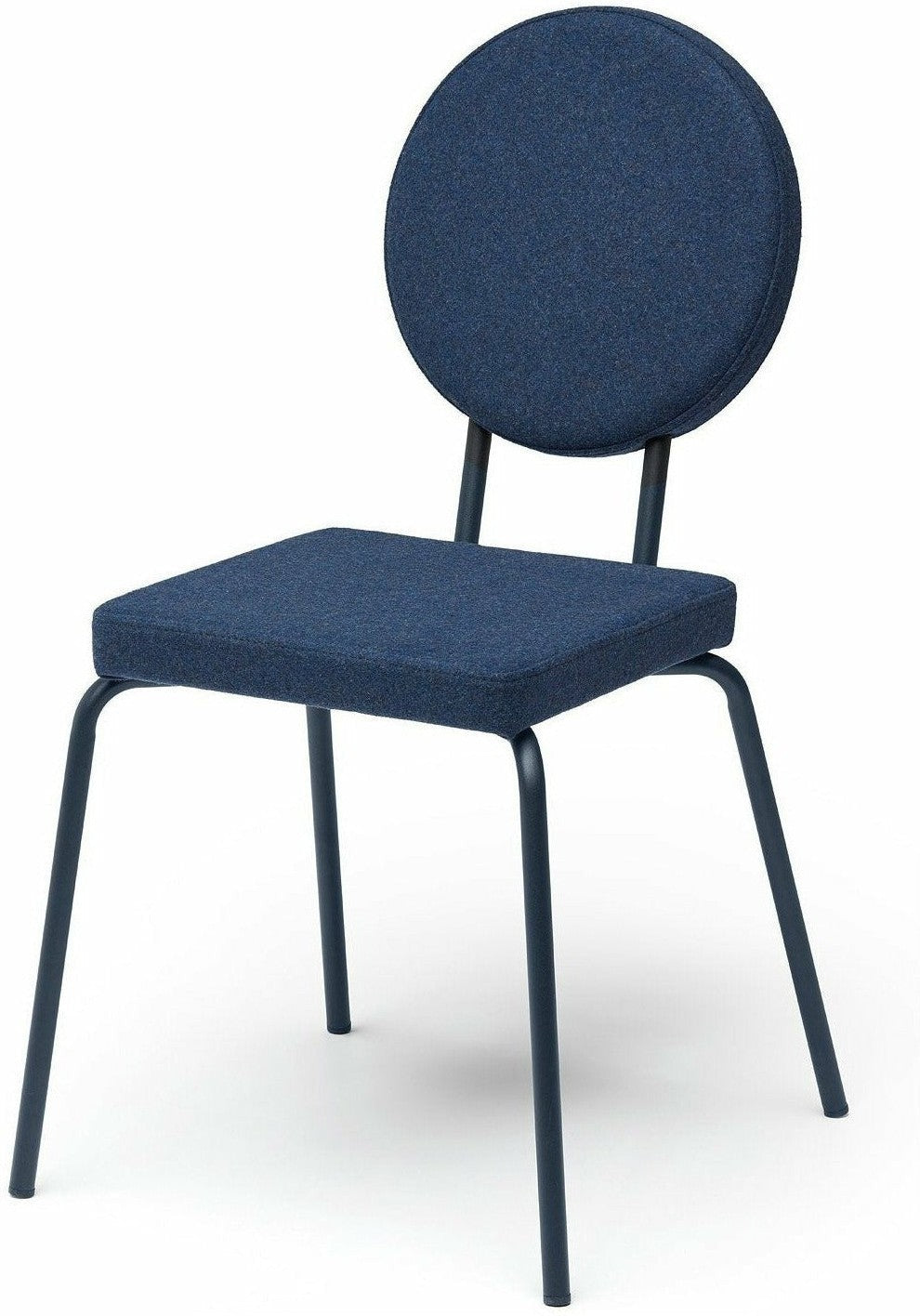 Puik Option Chair siège carré / dossier rond, bleu foncé