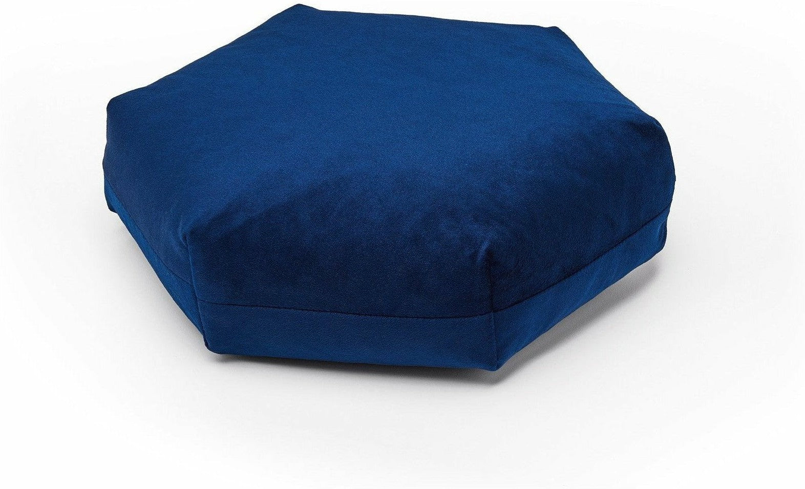 Puik plus coussin hexagone, bleu foncé