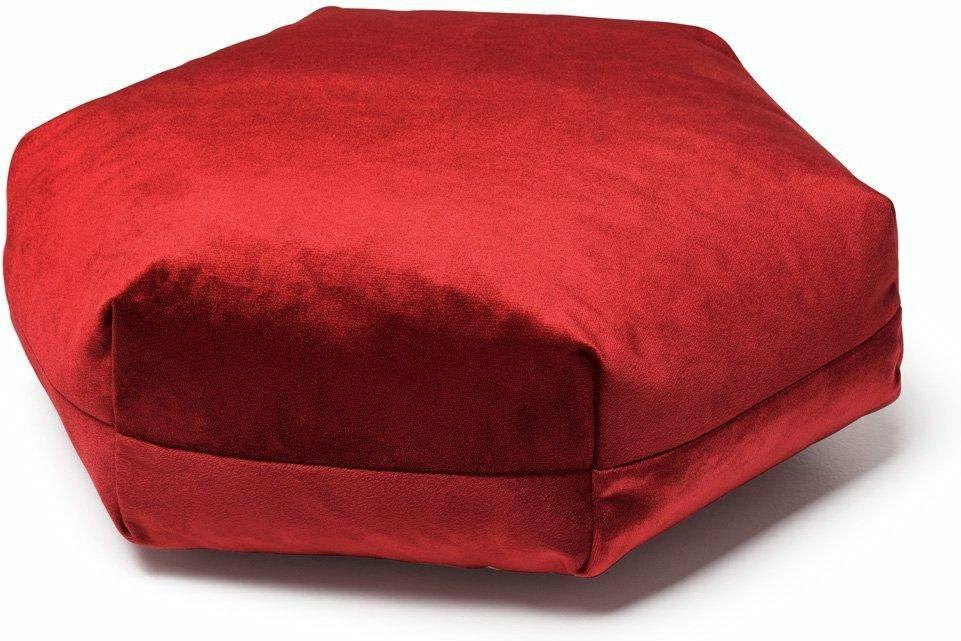 Puik plus coussin hexagone, rouge