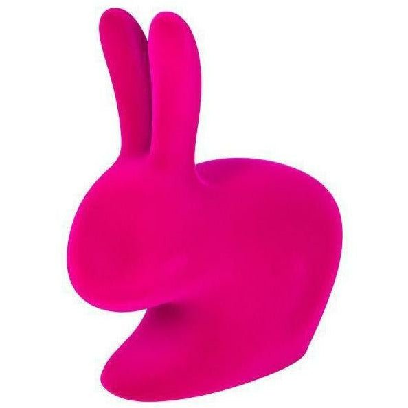 [product_category]-Qeeboo Baby Bunny Chair Velvet Finish, Fuxia-Qeeboo-8052049053075-90009FX-QEE-1