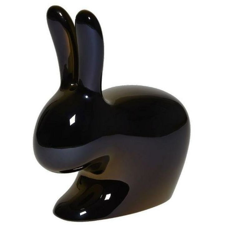 [product_category]-Qeeboo Bunny Chair Metal Finish, Black Pearl-Qeeboo-8052049050906-90004Bl-S-QEE-1