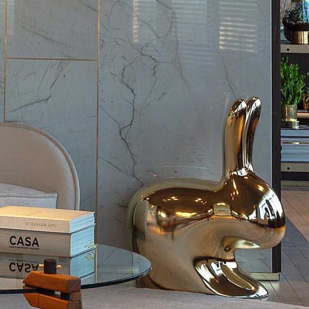 [product_category]-Qeeboo Bunny Chair Metal Finish, Copper-Qeeboo-8052049050913-90004CO-S-QEE-9