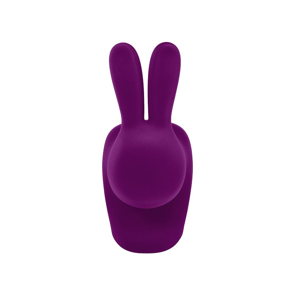 [product_category]-Qeeboo Bunny Chair Velvet Finish, Violet-Qeeboo-8052049053150-90010VI-QEE-2