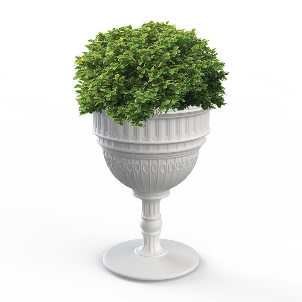 [product_category]-Qeeboo Capitol Planter/Champagne Cooler øx H 44x60 Cm, White-Qeeboo-8052049052986-71003WH-QEE-2