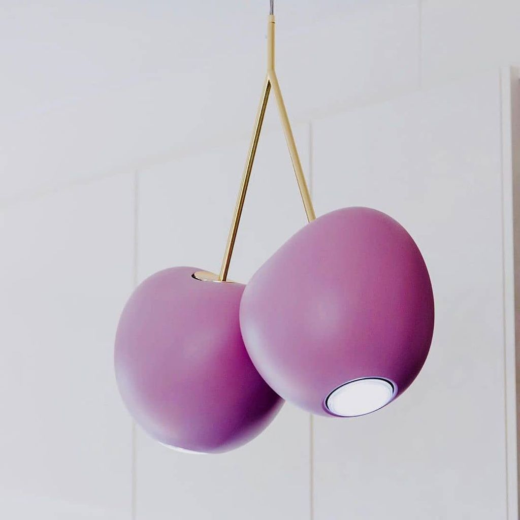 [product_category]-Qeeboo Cherry Suspension Lamp By Nika Zupanc, Black-Qeeboo-8052049051668-20001BL-O-QEE-4