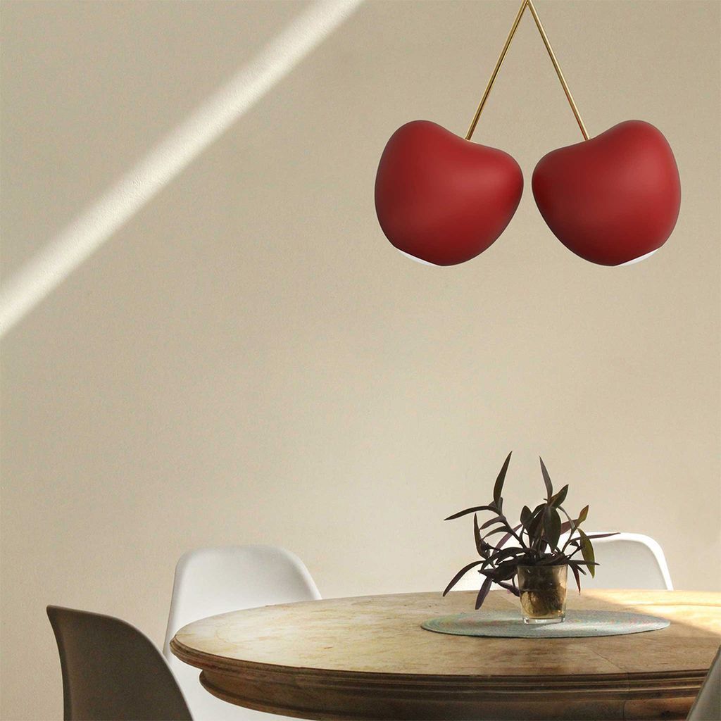 [product_category]-Qeeboo Cherry Suspension Lamp By Nika Zupanc, Black-Qeeboo-8052049051668-20001BL-O-QEE-5