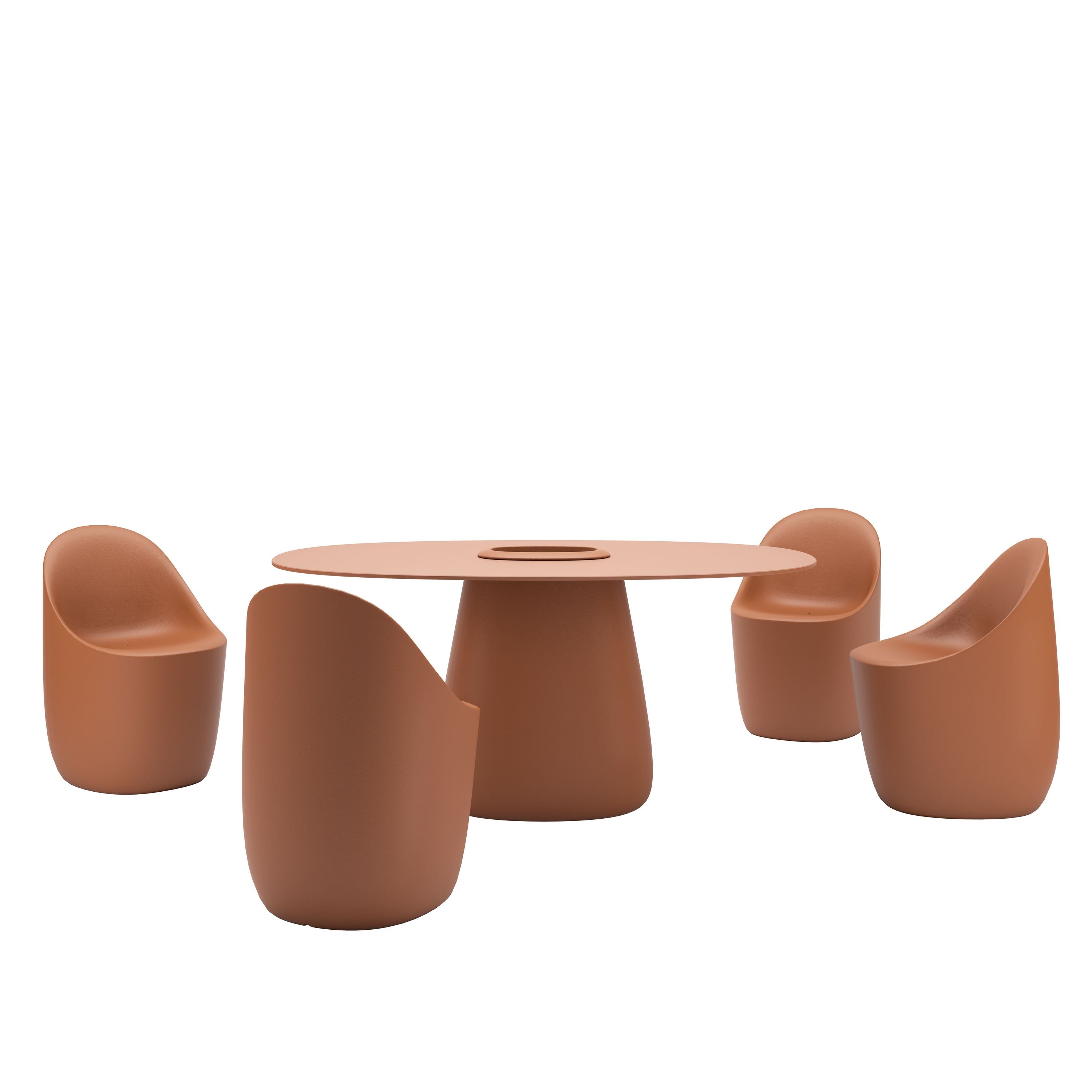 [product_category]-Qeeboo Cobble Chair, Terracotta-Qeeboo-8058951980072-63001TE-QEE-5