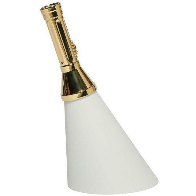 Qeeboo Flash genopladelig LED -bordlampe Metal Finish H 48 cm, guld