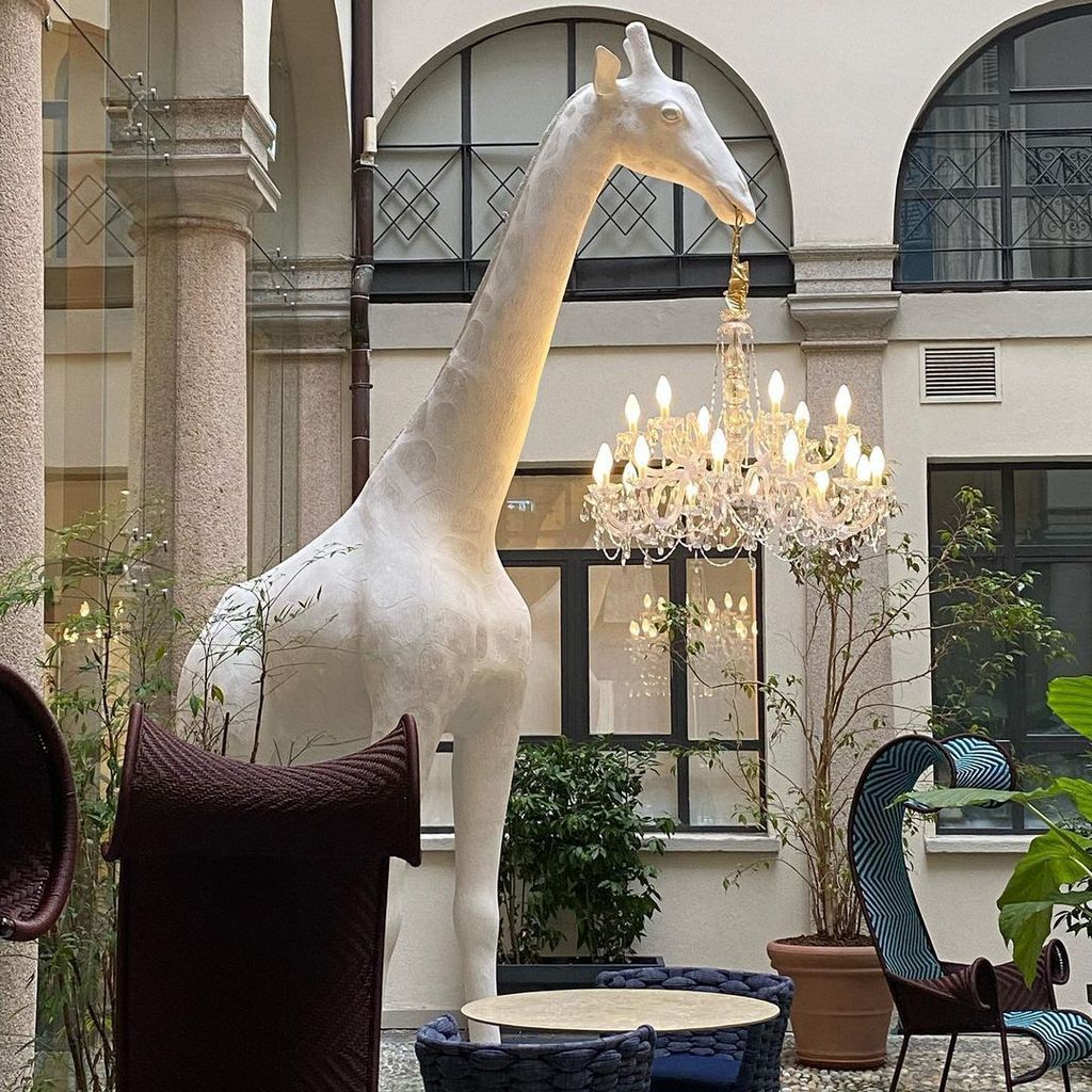 [product_category]-Qeeboo Giraffe In Love Outdoor Floor Lamp H 4m, White-Qeeboo-8052049054775-19001WH-QEE-4