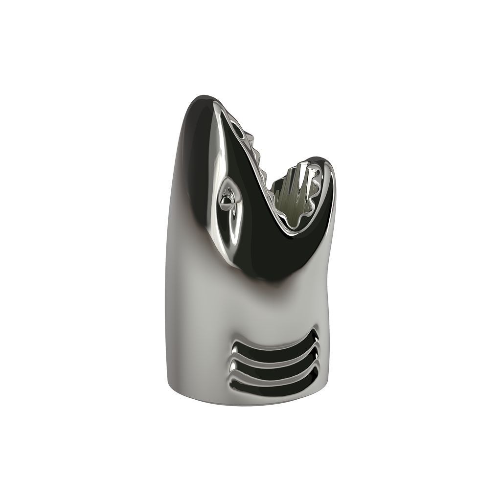 [product_category]-Qeeboo Killer Umbrella Stand Metal Finish By Studio Job, Silver-Qeeboo-8052049050715-40003SI-M-QEE-3