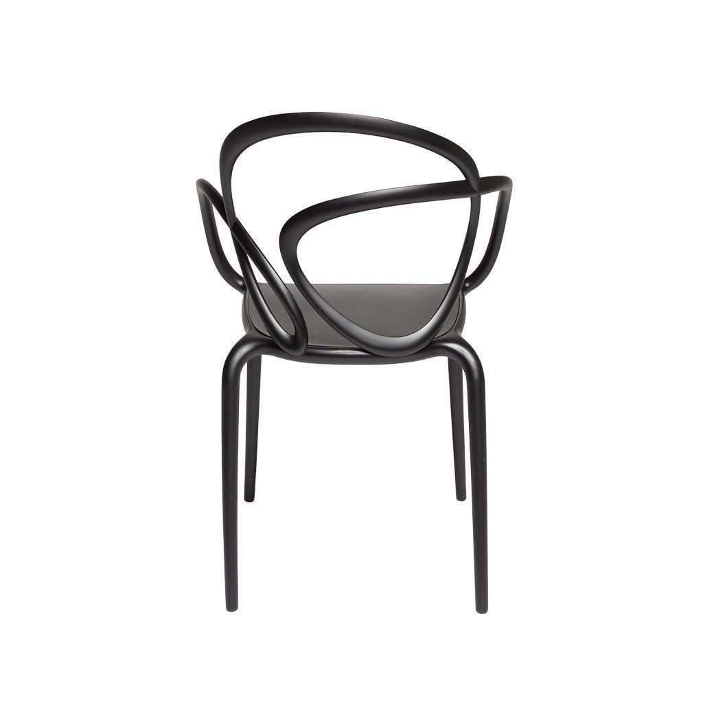 [product_category]-Qeeboo Loop Chair Set Of 2, Black-Qeeboo-8052049050807-30001BL-QEE-2