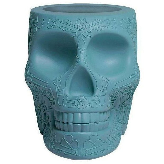 [product_category]-Qeeboo Mexico Planter And Pen Holder Xs, Cyan-Qeeboo-8052049055031-70010CY-QEE-1