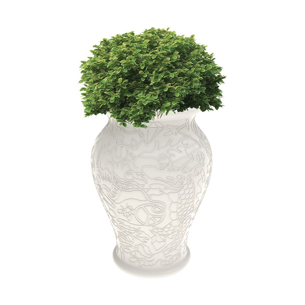 [product_category]-Qeeboo Ming Planter/Champagne Cooler By Studio Job, White-Qeeboo-8052049052016-71001WH-QEE-2