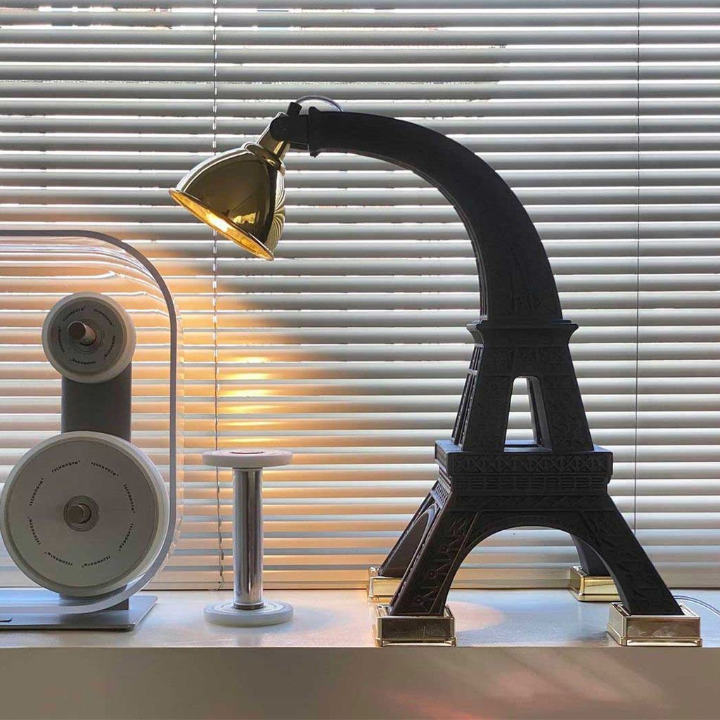 [product_category]-Qeeboo Paris Table Lamps By Studio Job M, Black-Qeeboo-8052049055352-33001BL-QEE-2