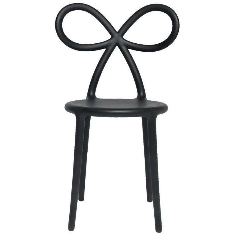 [product_category]-Qeeboo Ribbon Chair By Nika Zupanc, Black-Qeeboo-8052049050623-80001BL-OS-QEE-1