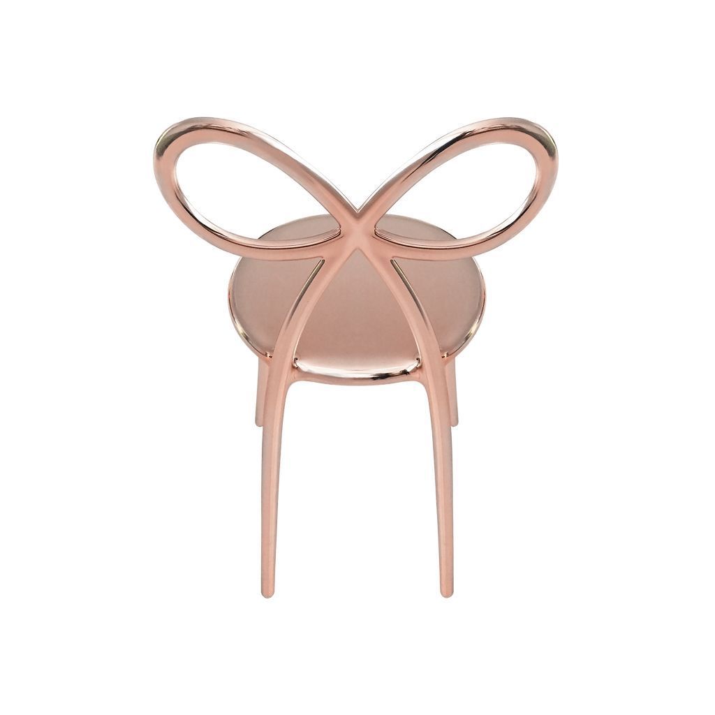 [product_category]-Qeeboo Ribbon Chair Metal Finish By Nika Zupanc, Pink Gold-Qeeboo-8052049051736-80002PG-S-QEE-4