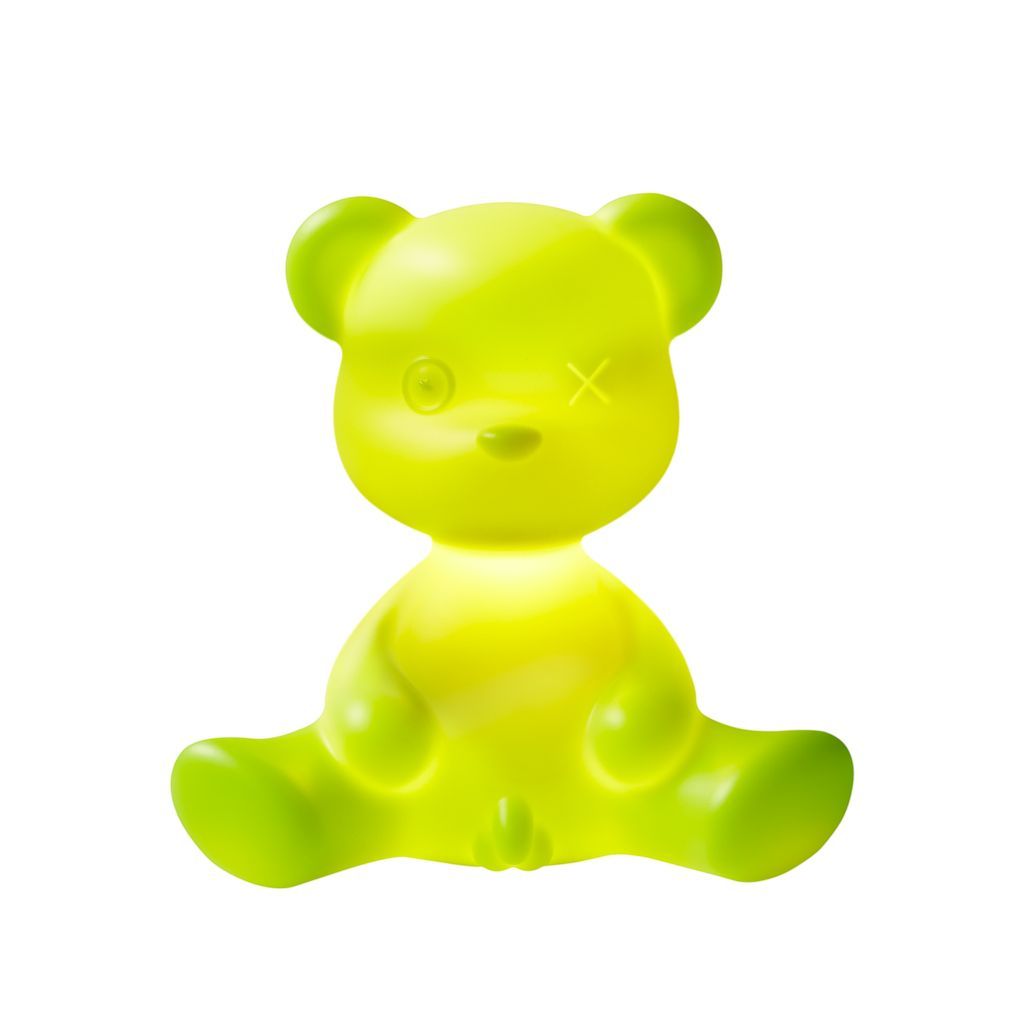 [product_category]-Qeeboo Teddy Boy Table Lamp With Cable, Light Green-Qeeboo-8052049054805-24001LG-QEE-2