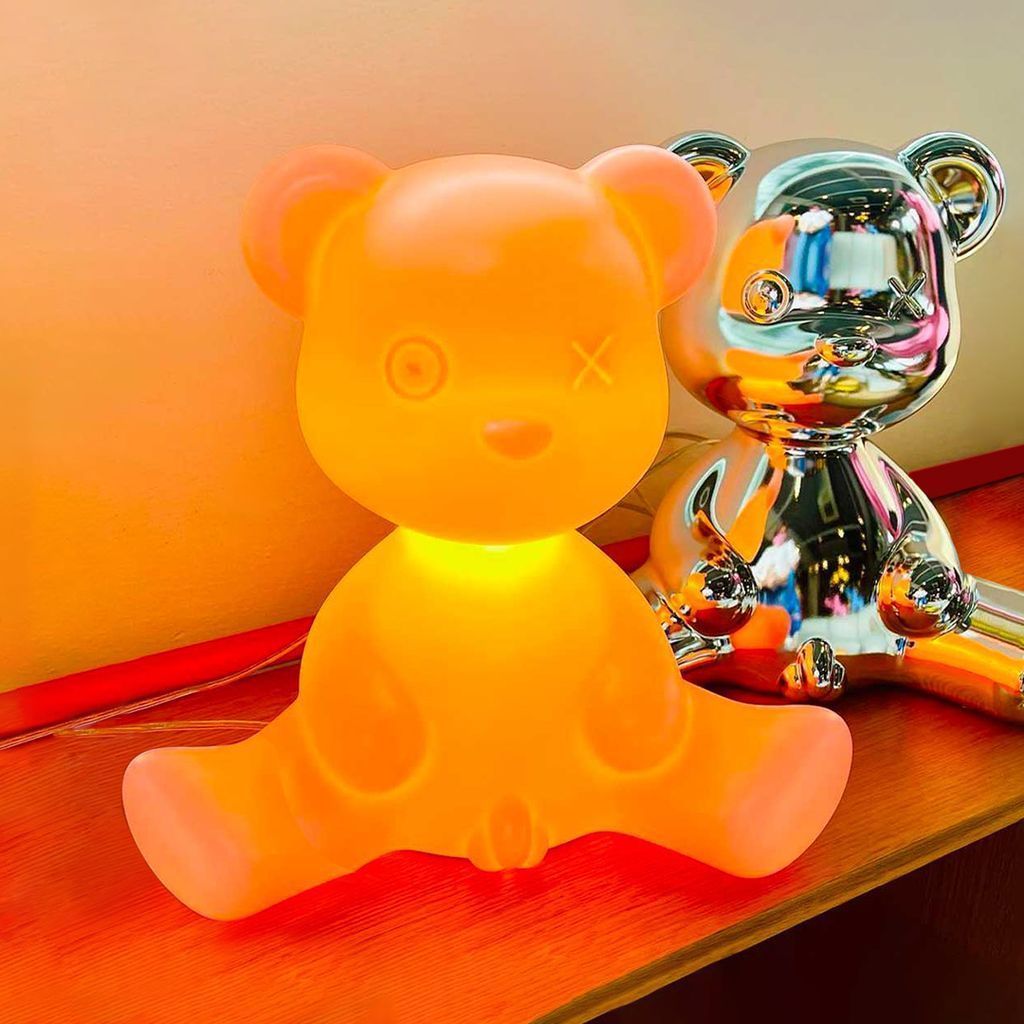 [product_category]-Qeeboo Teddy Boy Table Lamp With Cable, Pink-Qeeboo-8052049054423-24001BP-QEE-10