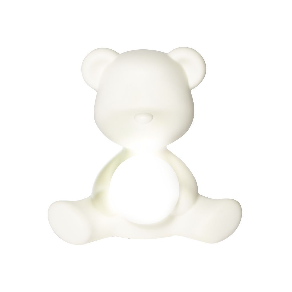 [product_category]-Qeeboo Teddy Girl Led Rechargeable Table Lamp, White-Qeeboo-8052049054065-25001WH-QEE-2