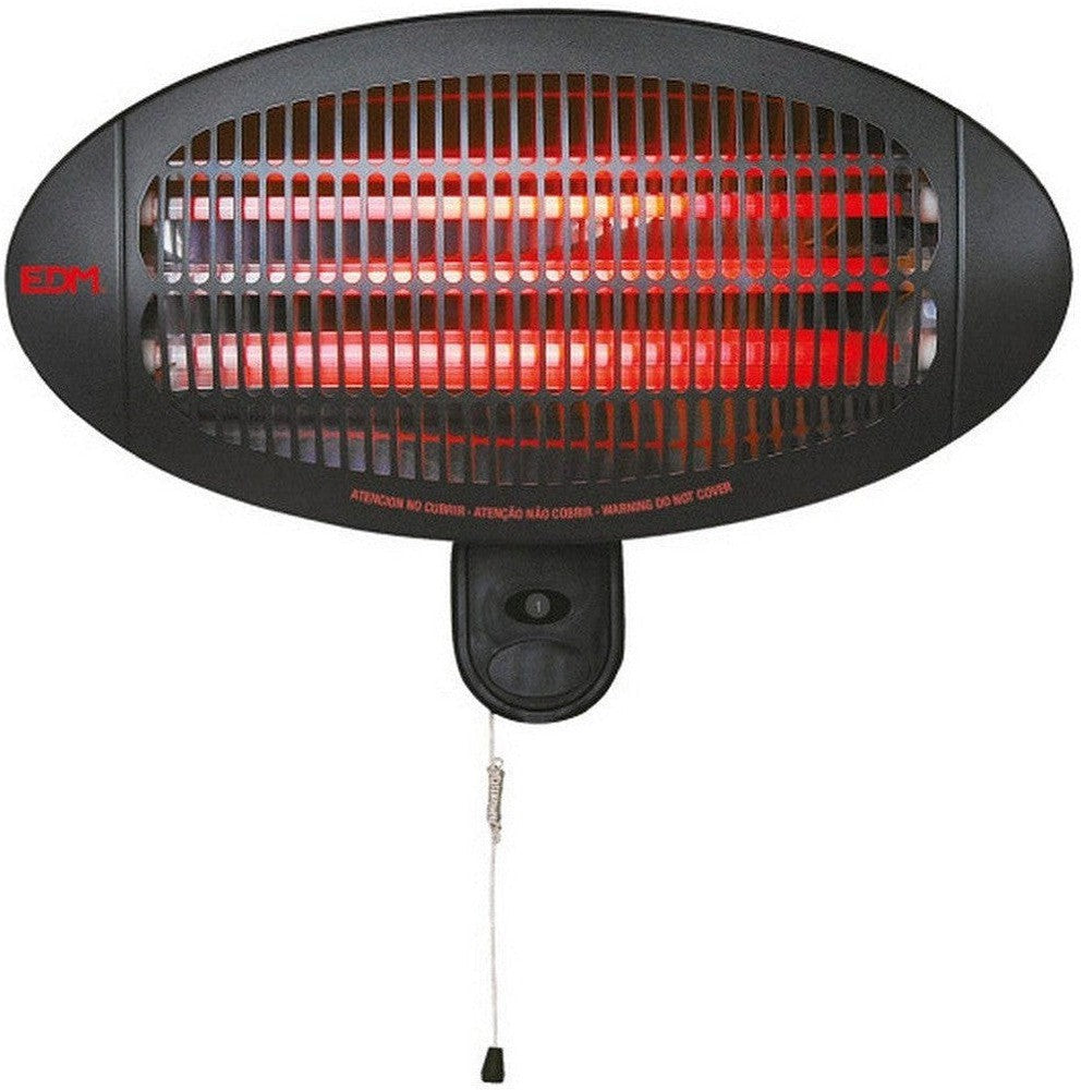 [product_category]-Quartz Heater EDM 07090 Black 2000 W-Bigbuy-S7900010-1