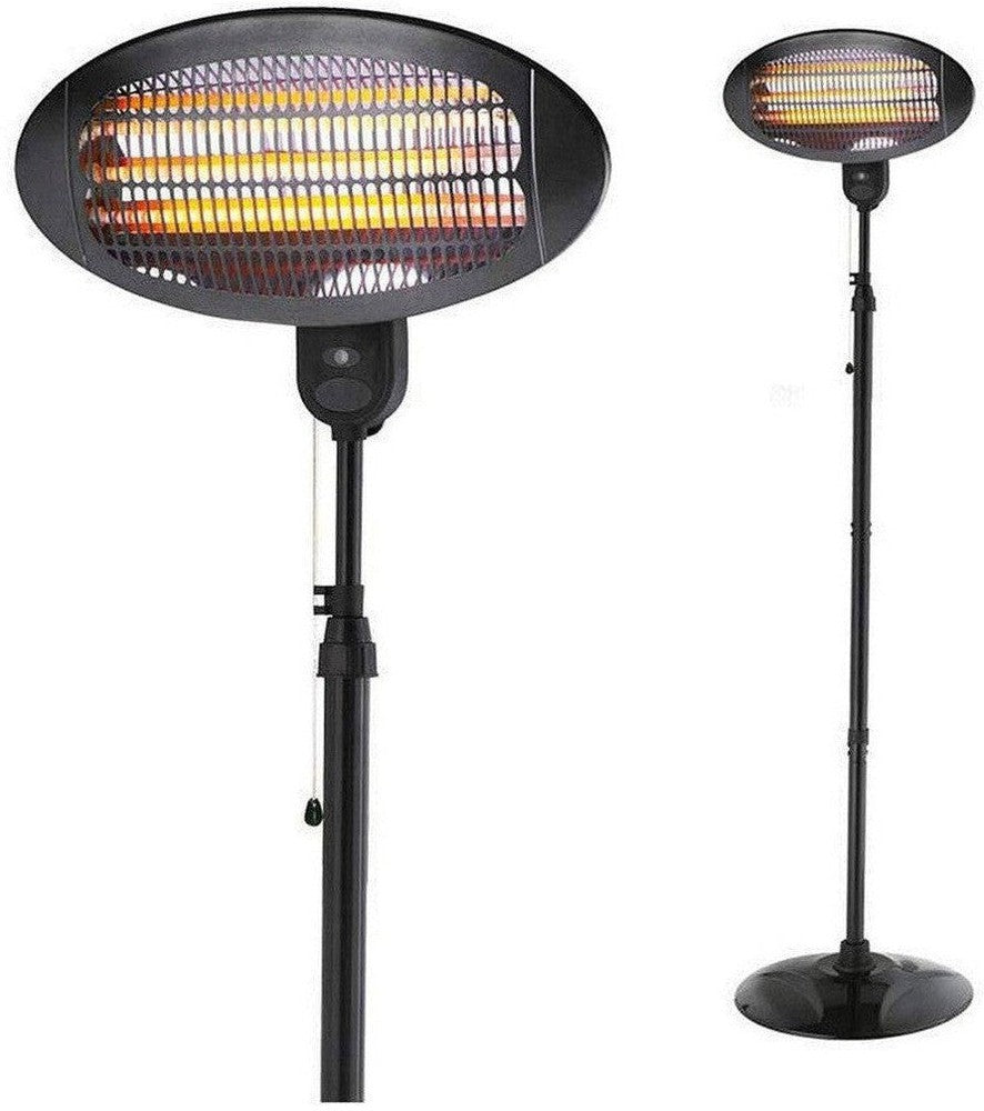 [product_category]-Quartz Heater EDM 07091 Black 2000 W-Bigbuy-S7900011-1