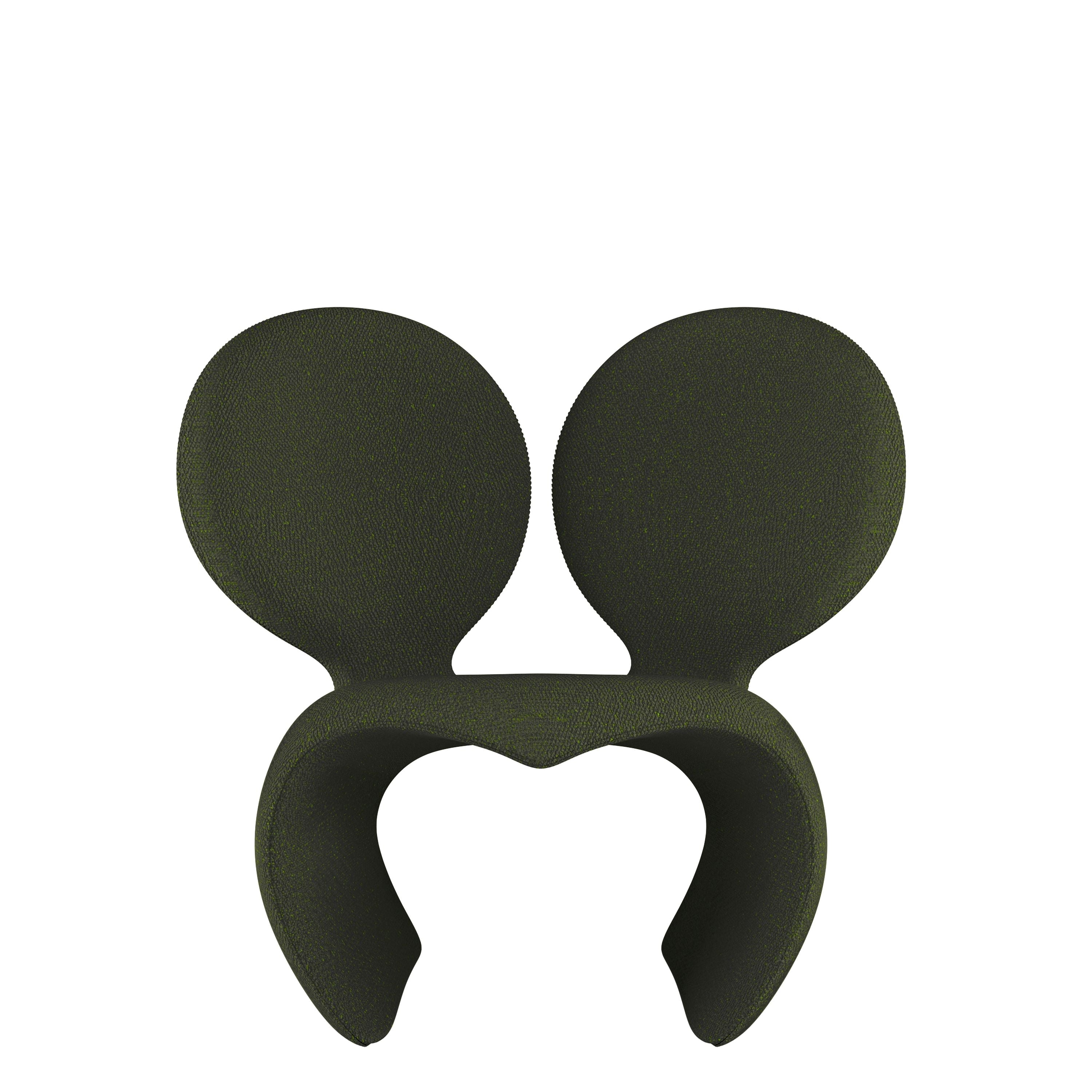 [product_category]-Queboo Don't F**K With The Mouse Armchair (Fabric), Dark Green-Qeeboo-8058951980805-52003GE-QEE-1