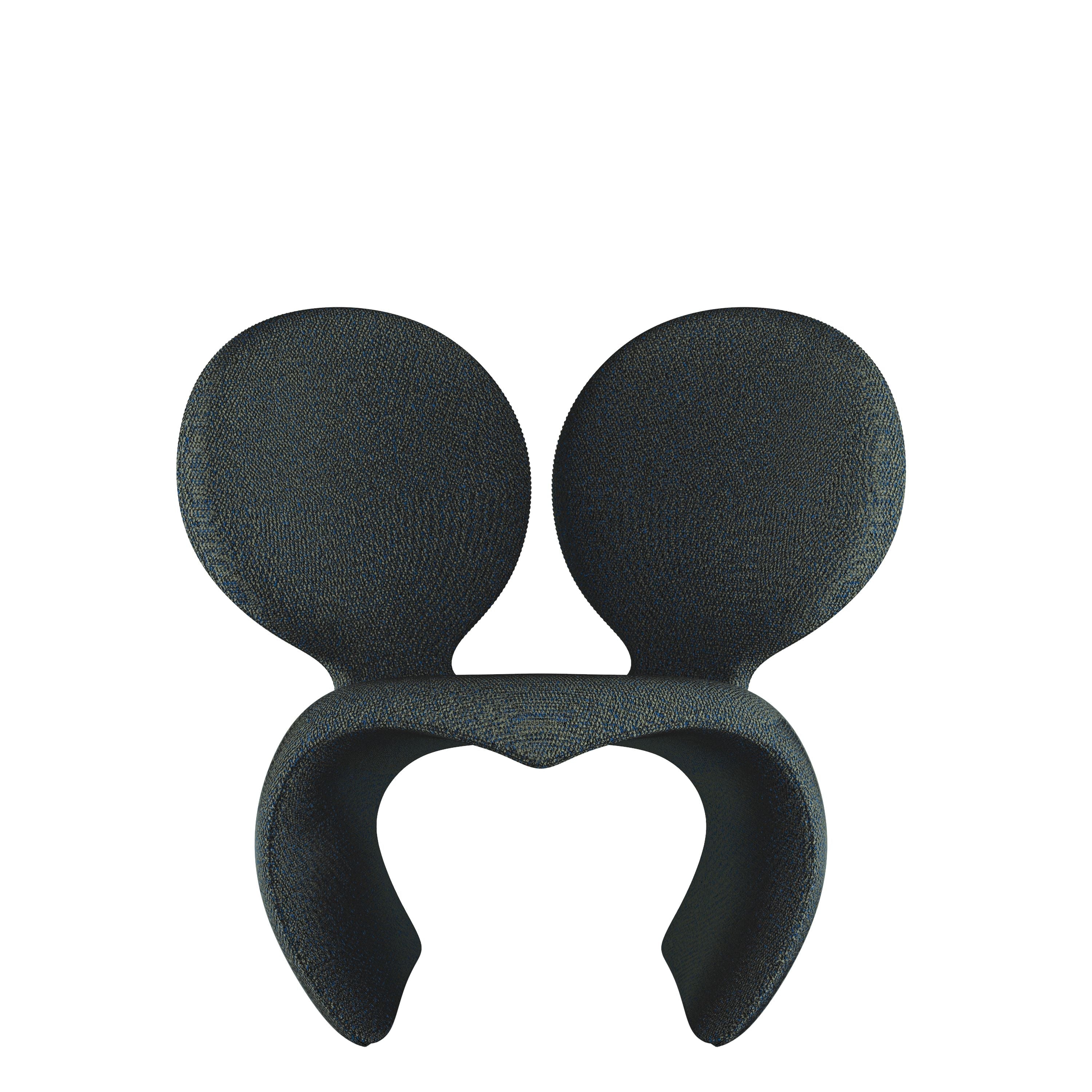 [product_category]-Queboo Don't F**K With The Mouse Armchair (Fabric), Dark Grey-Qeeboo-8058951980799-52003DG-QEE-1