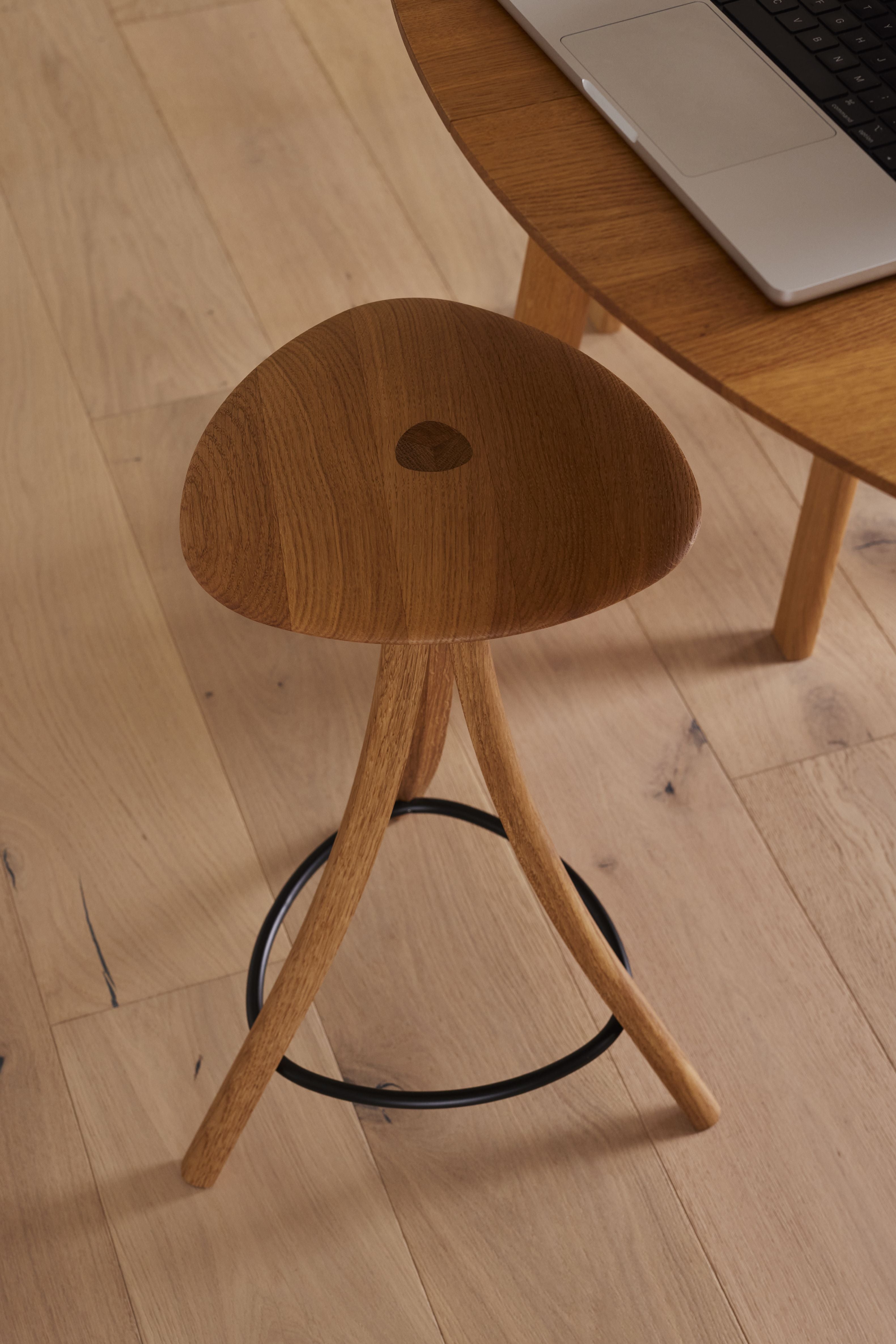 [product_category]-Ro Collection Clover Stool, Oak/Oil-Ro Collection-5712129038233-CLO-S-OO-999-ROC-20