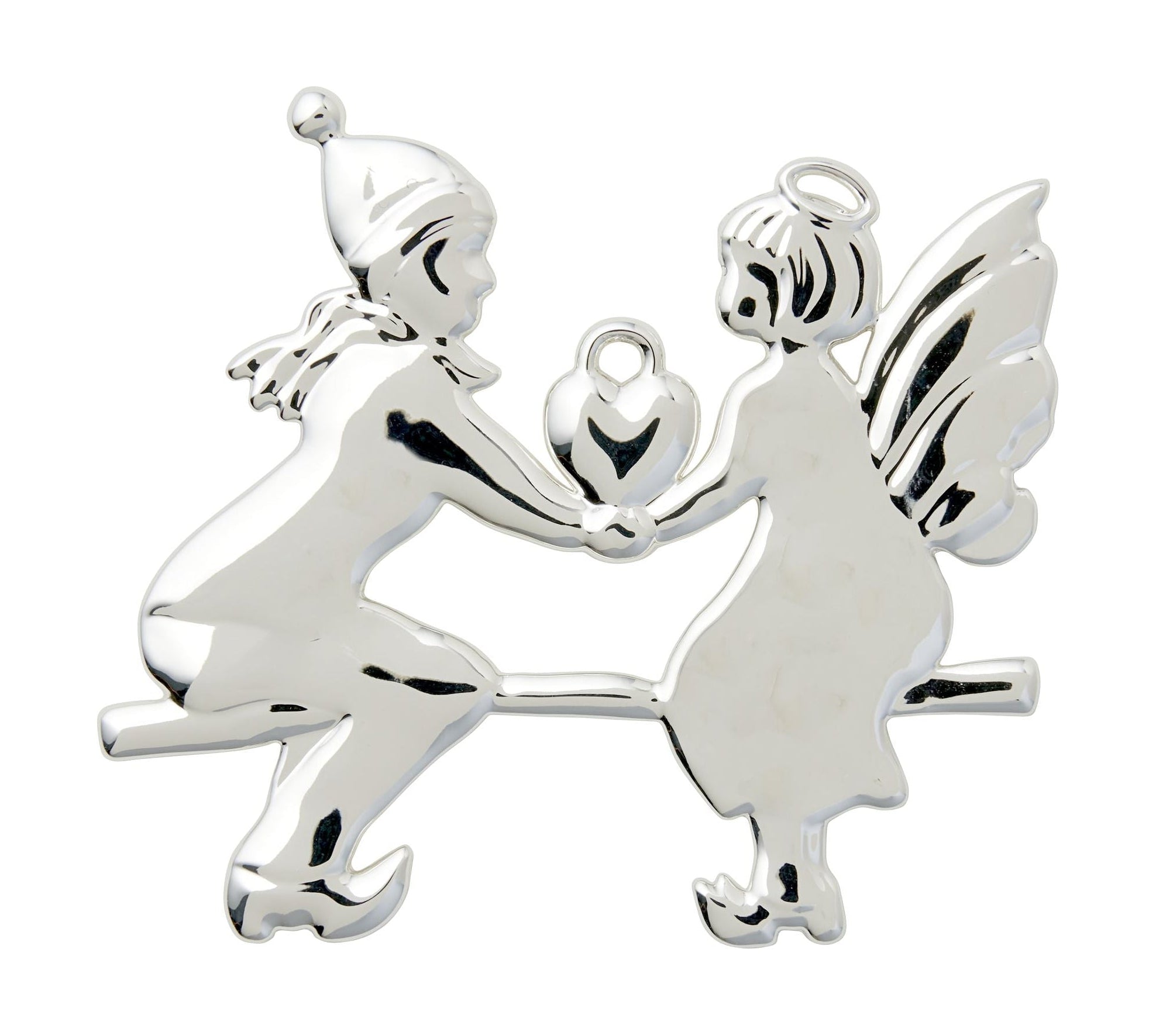 [product_category]-Rosendahl Angel On Seesaw H6.5 Silver Plated-Rosendahl-5709513315810-31581-ROS-1